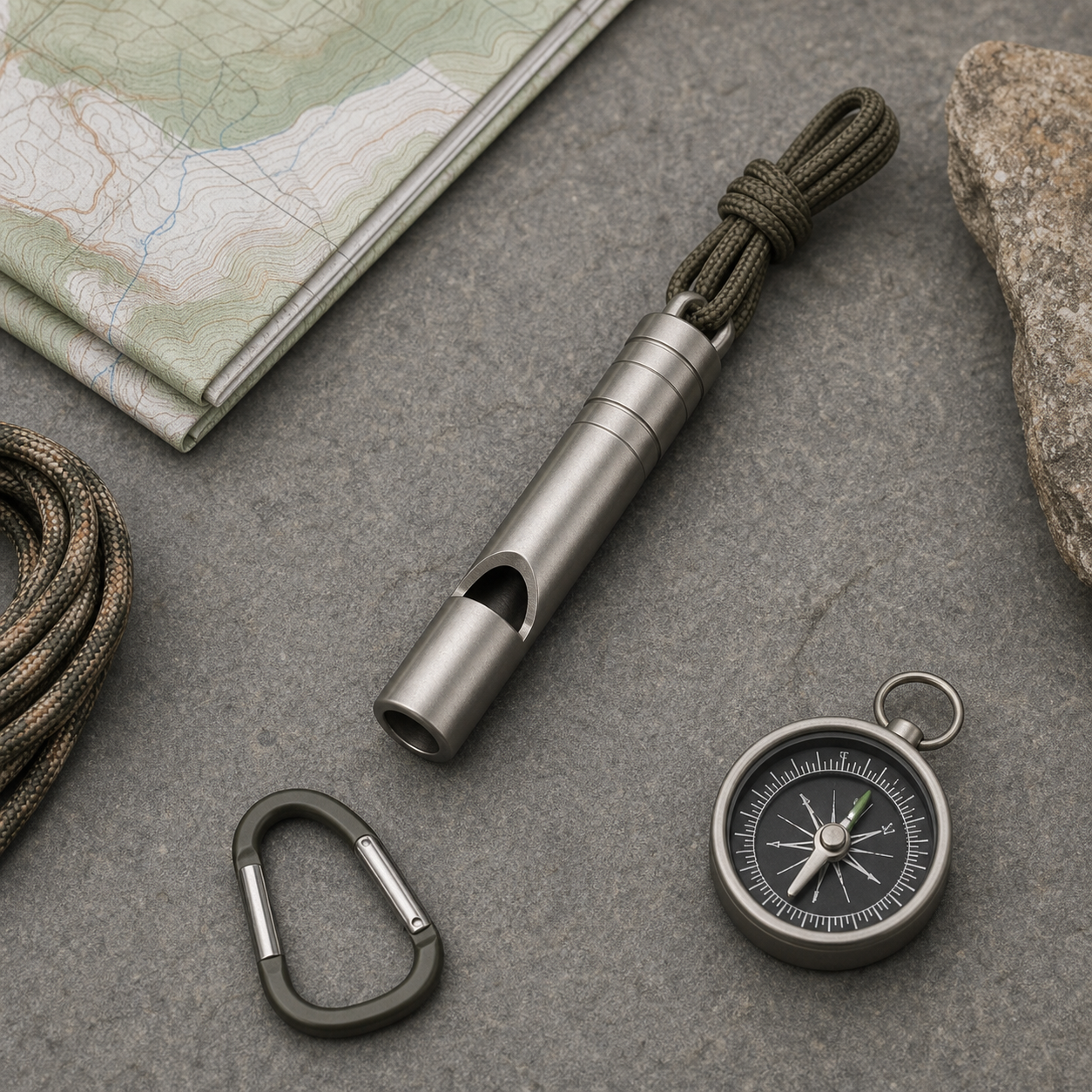hcl titanium emergency whistle 03 flatlay