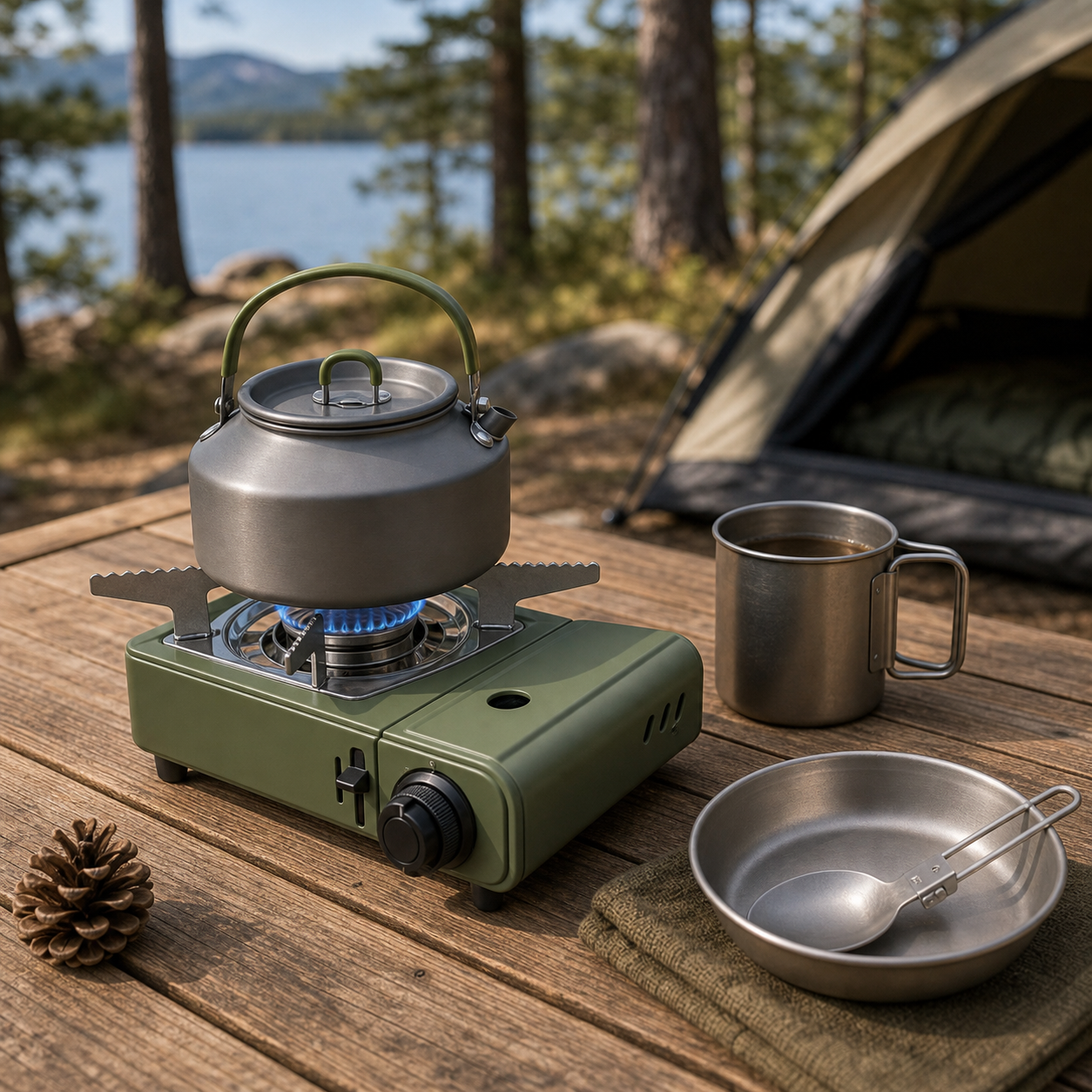 Homestead Portable Butane Camping Stove